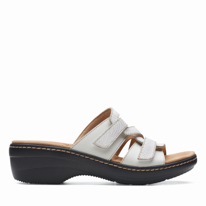 Sandales Clarks Merliah Karli Femme Blanche | C4H8GZMK