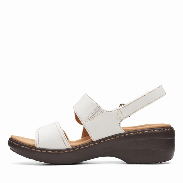 Sandales Clarks Merliah Opal Femme Blanche | OI2TNMH4