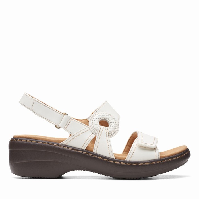 Sandales Clarks Merliah Opal Femme Blanche | OI2TNMH4