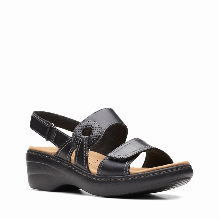 Sandales Clarks Merliah Opal Femme Noir | GXORCJ8P