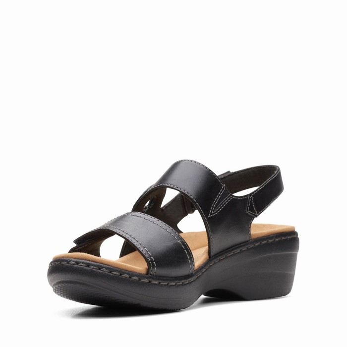 Sandales Clarks Merliah Opal Femme Noir | GXORCJ8P