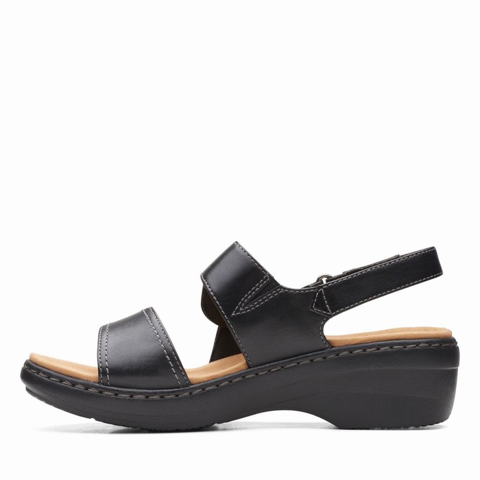 Sandales Clarks Merliah Opal Femme Noir | GXORCJ8P