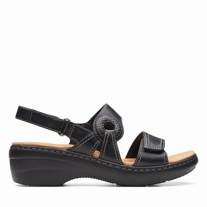 Sandales Clarks Merliah Opal Femme Noir | GXORCJ8P