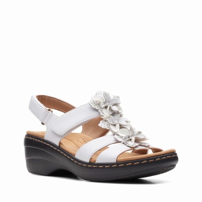 Sandales Clarks Merliah Sheryl Femme Blanche | ZSDI2ATW