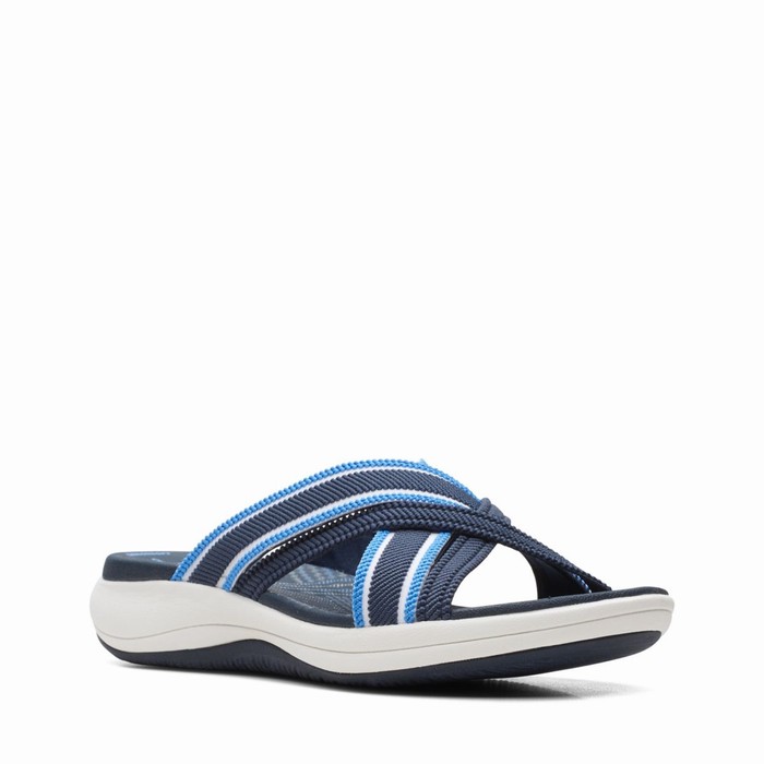 Sandales Clarks Mira Isle Femme Bleu Marine | LUJOWCNS