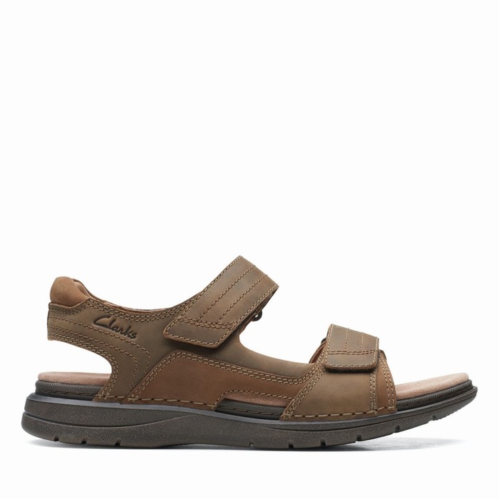 Sandales Clarks Nature Trek Homme Marron | OBDM16NK