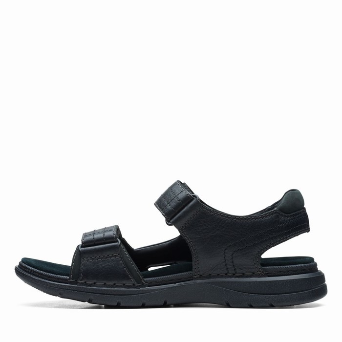 Sandales Clarks Nature Trek Homme Noir | JWAQI5IF