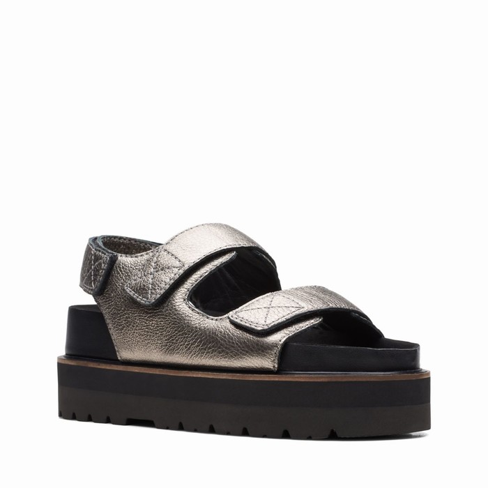 Sandales Clarks Orianna Sea Femme Metal | B5ELARU6