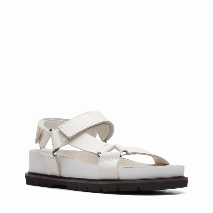 Sandales Clarks Orianna Sport Femme Blanche | BQMOAU8I