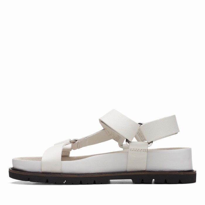 Sandales Clarks Orianna Sport Femme Blanche | BQMOAU8I