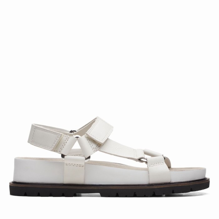 Sandales Clarks Orianna Sport Femme Blanche | BQMOAU8I