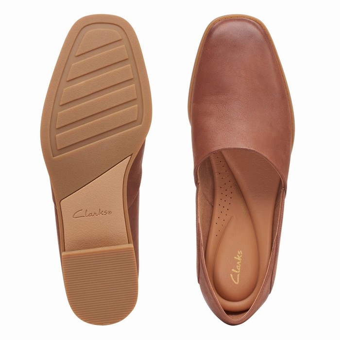 Sandales Clarks Pure Belle Femme Marron Foncé | 2U1KJ79H