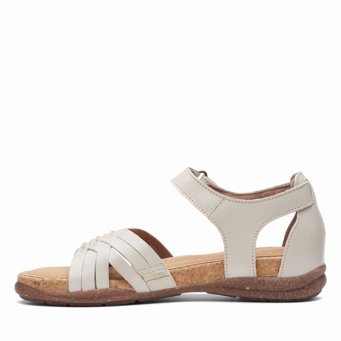 Sandales Clarks Roseville Cove Femme Blanche | G54AC6M1