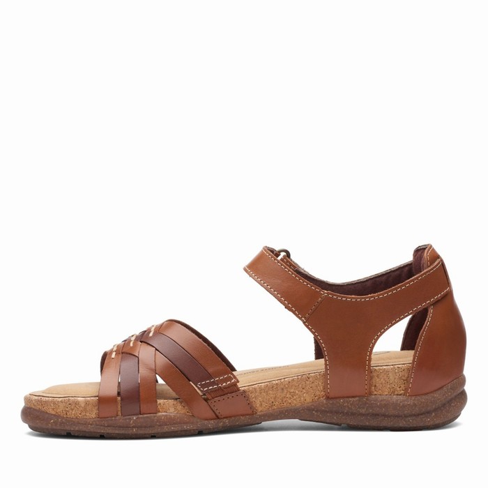 Sandales Clarks Roseville Cove Femme Marron | EKR4NRPS