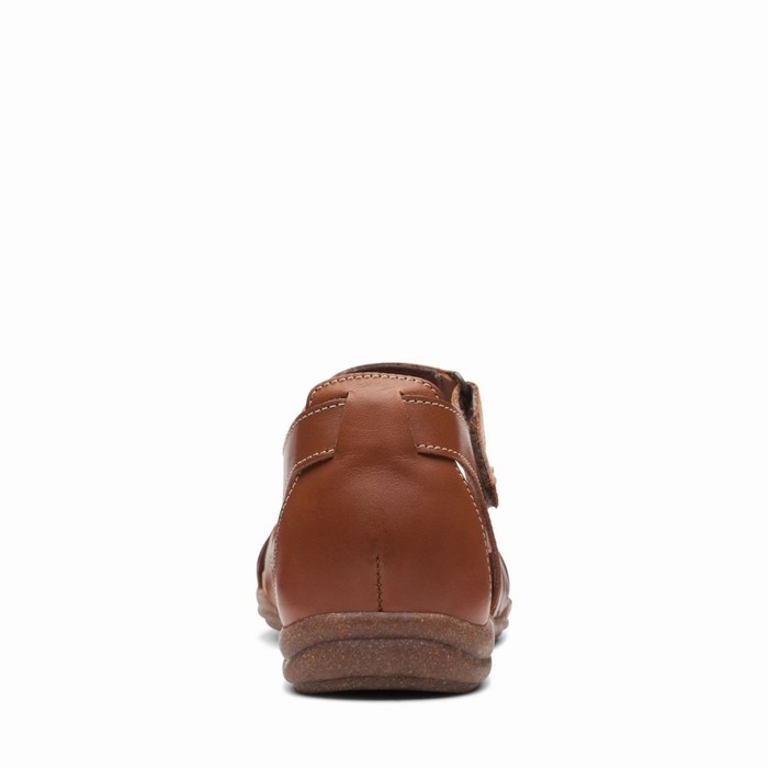 Sandales Clarks Roseville Cove Femme Marron | EKR4NRPS