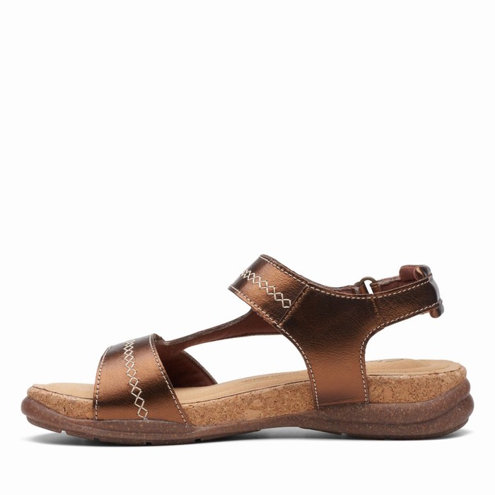 Sandales Clarks Roseville Mae Femme Metal | IJSDE9O5