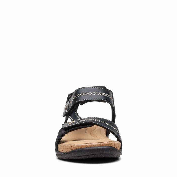 Sandales Clarks Roseville Mae Femme Noir | 9PSFO0AR