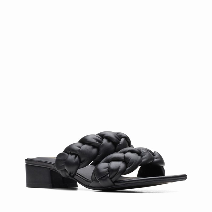 Sandales Clarks Seren 25 Braid Femme Noir | PN7C1AYJ