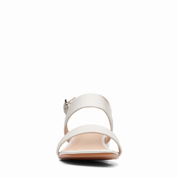 Sandales Clarks Seren 25 Brides Femme Blanche | NSMKWU6X