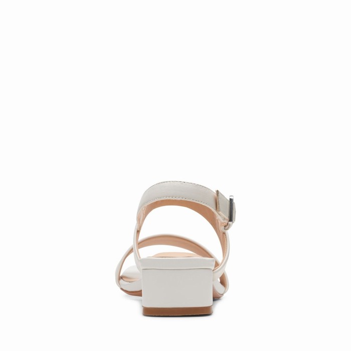 Sandales Clarks Seren 25 Brides Femme Blanche | NSMKWU6X