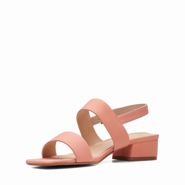 Sandales Clarks Seren 25 Brides Femme Corail Clair | UJ8HHRFK