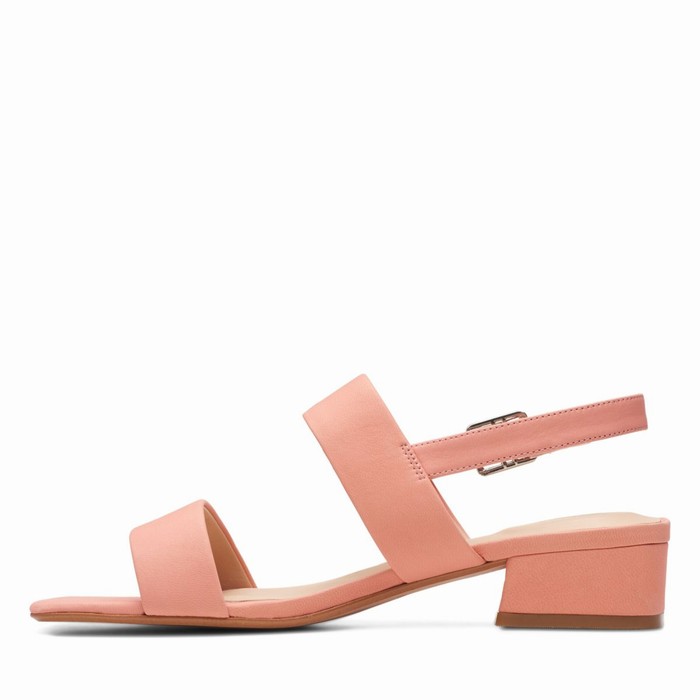 Sandales Clarks Seren 25 Brides Femme Corail Clair | UJ8HHRFK