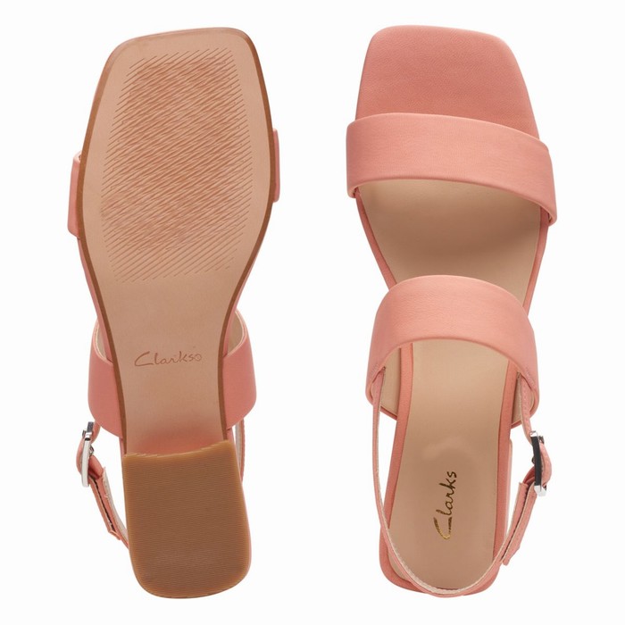 Sandales Clarks Seren 25 Brides Femme Corail Clair | UJ8HHRFK