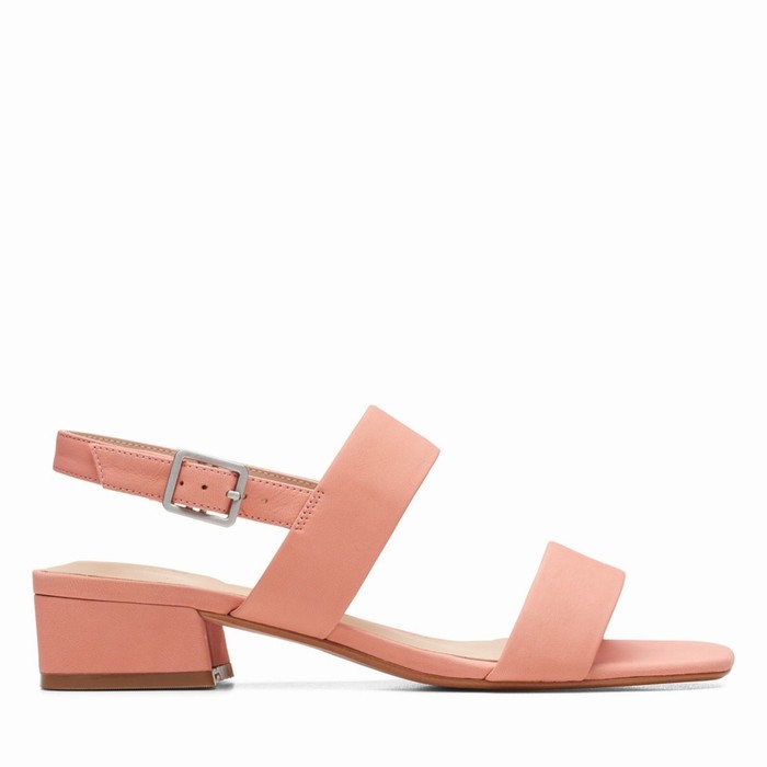 Sandales Clarks Seren 25 Brides Femme Corail Clair | UJ8HHRFK