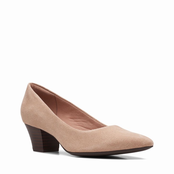 Sandales Clarks Teresa Step Femme Corail | VWKDOSAL