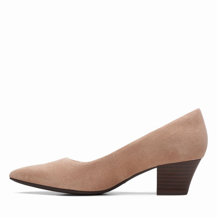 Sandales Clarks Teresa Step Femme Corail | VWKDOSAL