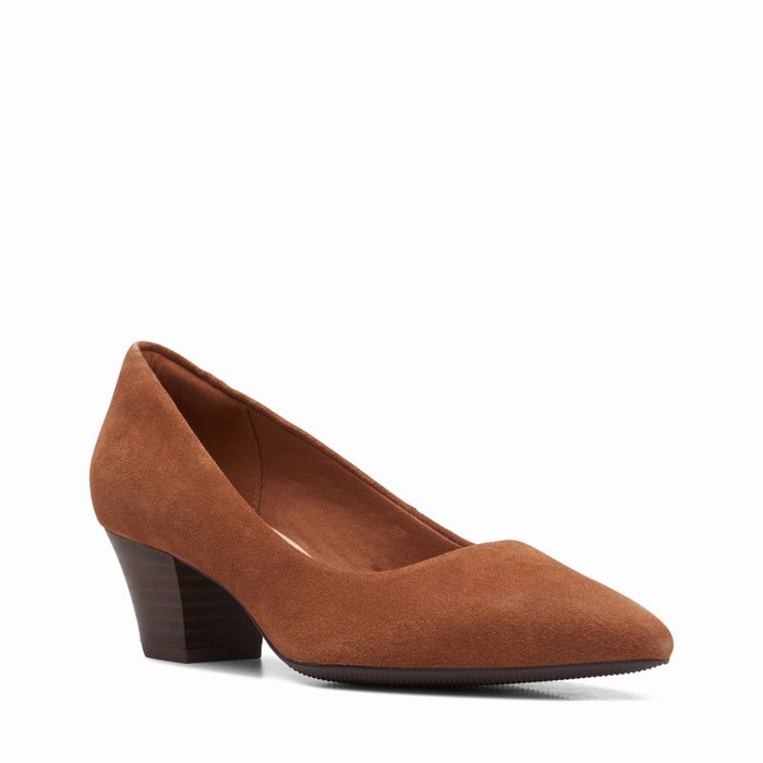 Sandales Clarks Teresa Step Femme Marron Foncé | 8BCAESAF