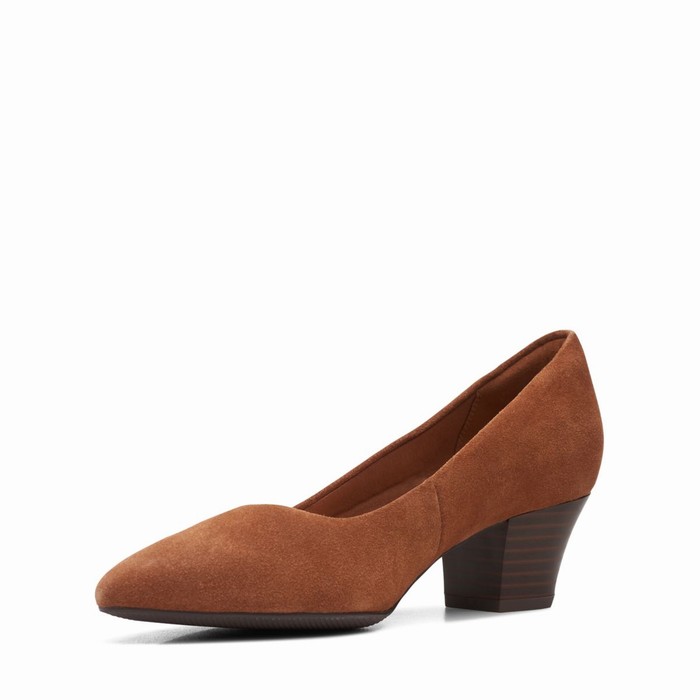 Sandales Clarks Teresa Step Femme Marron Foncé | 8BCAESAF