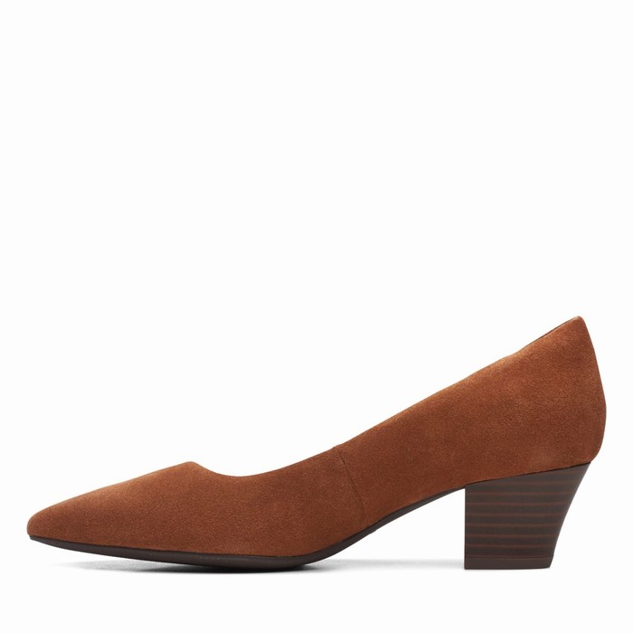 Sandales Clarks Teresa Step Femme Marron Foncé | 8BCAESAF