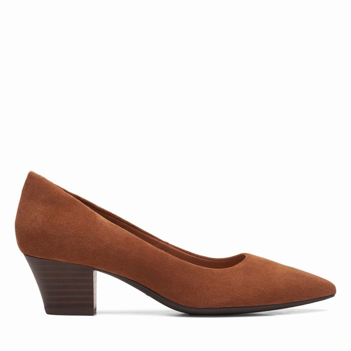 Sandales Clarks Teresa Step Femme Marron Foncé | 8BCAESAF