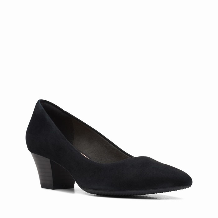 Sandales Clarks Teresa Step Femme Noir | OT9PAPQZ