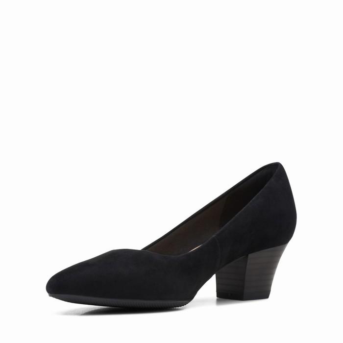 Sandales Clarks Teresa Step Femme Noir | OT9PAPQZ