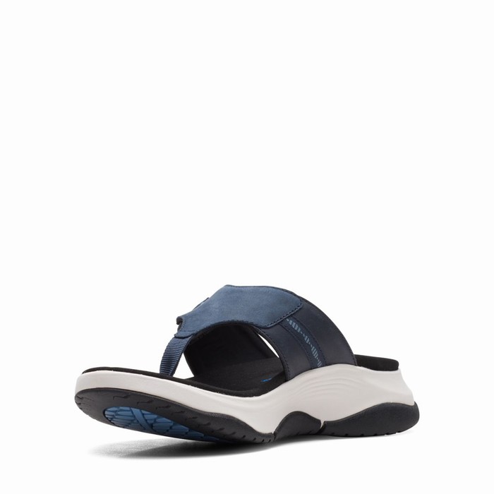 Sandales Clarks Wave 2.0 Sea. Femme Bleu Marine | CGEBVFVG