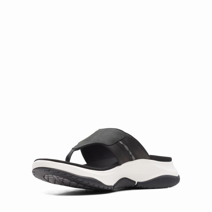 Sandales Clarks Wave 2.0 Sea. Femme Noir | CVS8XHGH