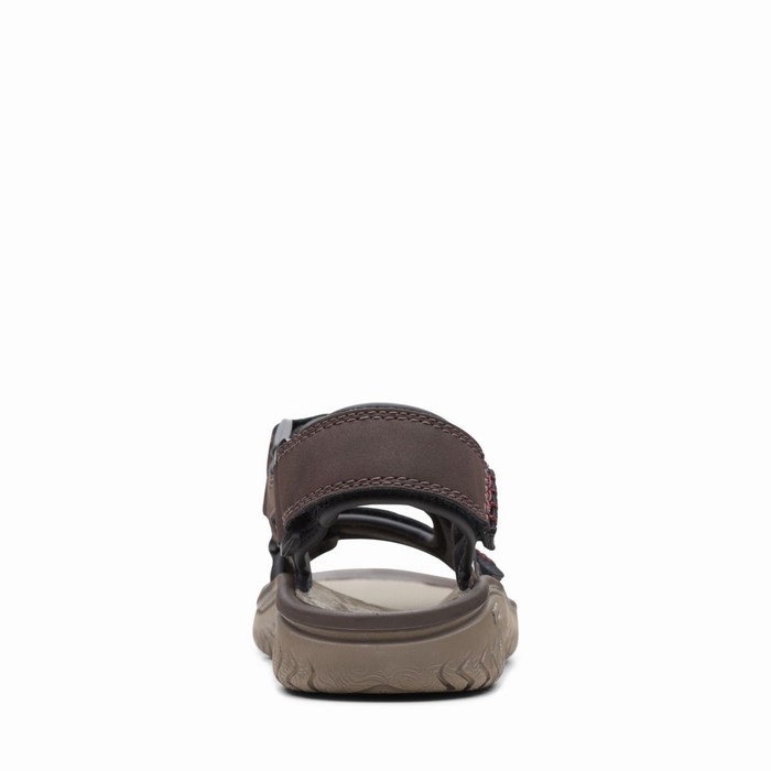 Sandales Clarks Wesley Bay Homme Marron | GMSJMFNA