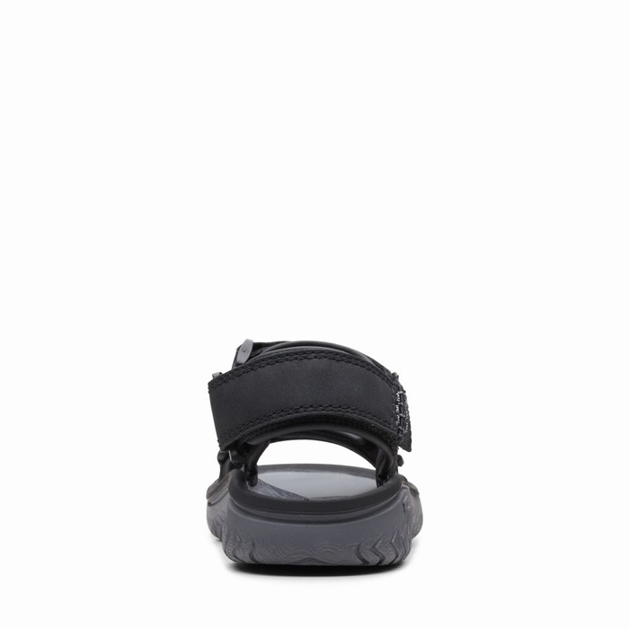 Sandales Clarks Wesley Bay Homme Noir | SNHZXOKA