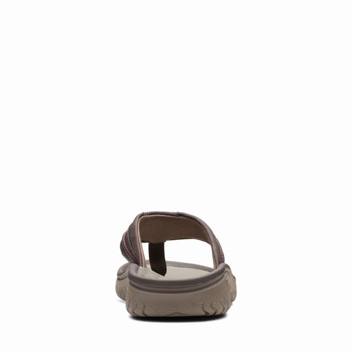 Sandales Clarks Wesley Post Homme Marron | 51Q23AVY