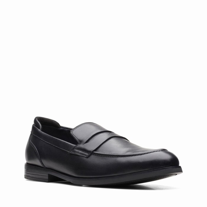 Slip On Clarks Bradish Ease Homme Noir | GFAZ3COC