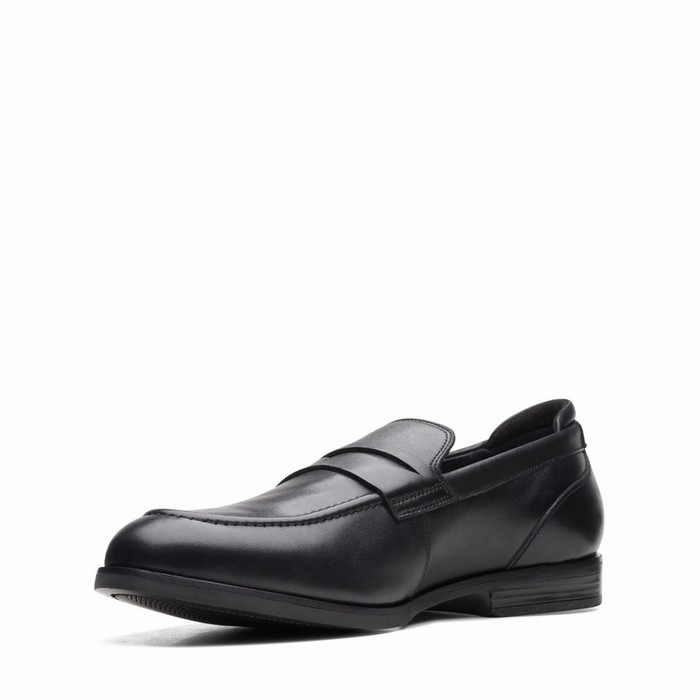 Slip On Clarks Bradish Ease Homme Noir | GFAZ3COC