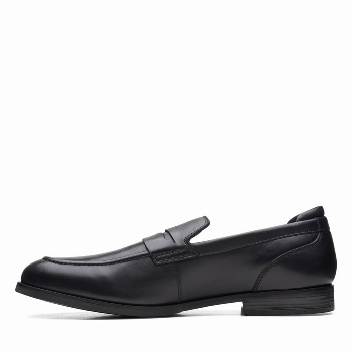 Slip On Clarks Bradish Ease Homme Noir | GFAZ3COC