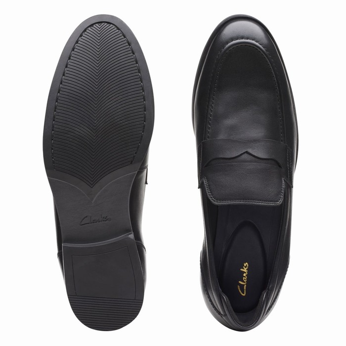 Slip On Clarks Bradish Ease Homme Noir | GFAZ3COC