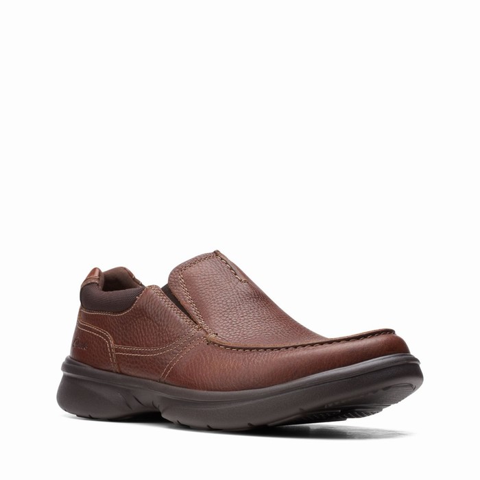 Slip On Clarks Bradley Free Homme Marron | WSQC3LWB