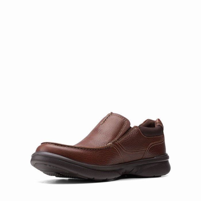 Slip On Clarks Bradley Free Homme Marron | WSQC3LWB