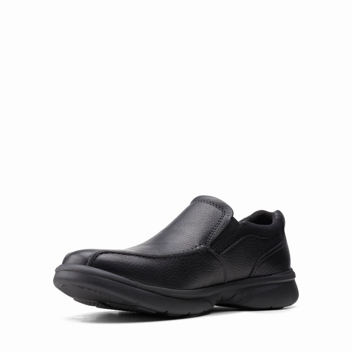 Slip On Clarks Bradley Step Homme Noir | YXQU8E6M