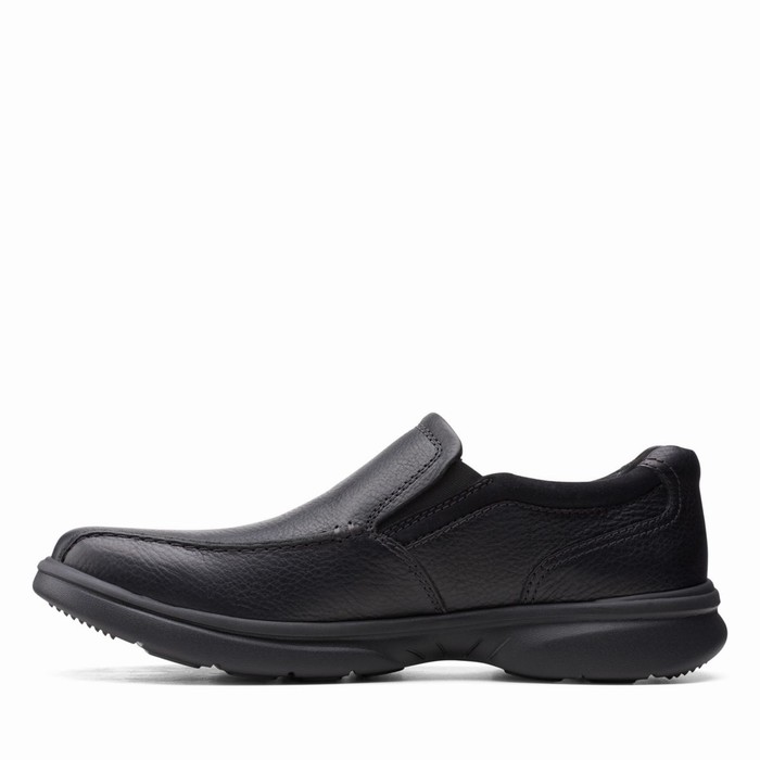 Slip On Clarks Bradley Step Homme Noir | YXQU8E6M