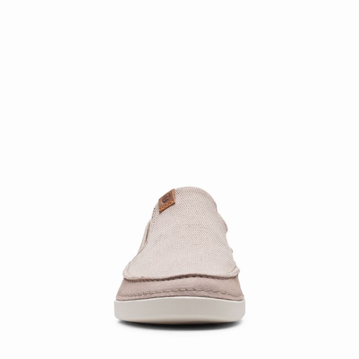 Slip On Clarks Gereld Step Homme Grise | AVQID9KI